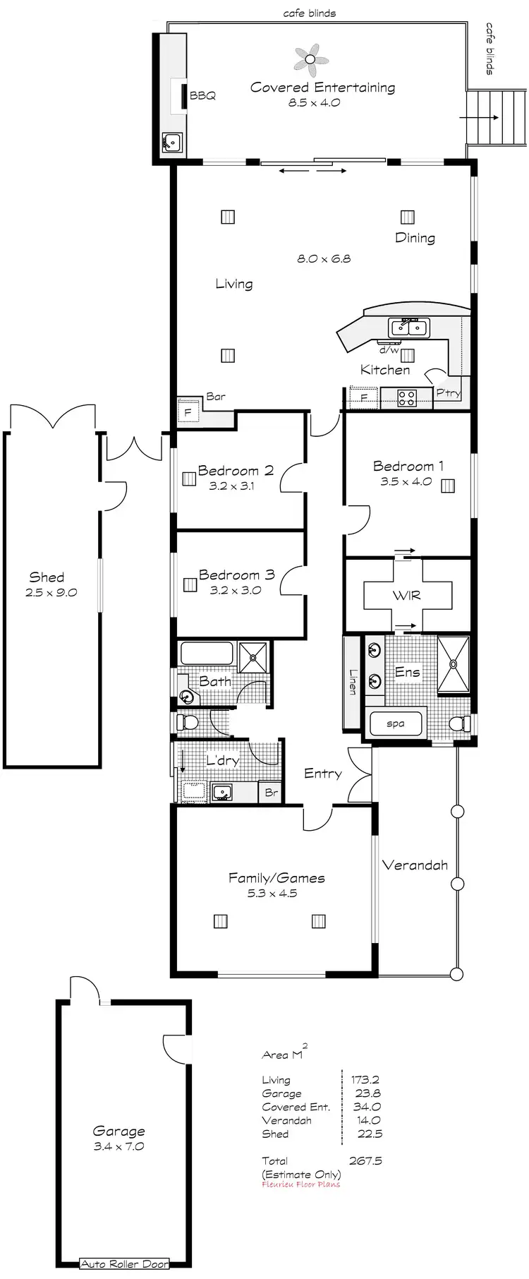 Floorplan of Homely house listing, 36 Bristow-Smith Avenue, Goolwa South SA 5214