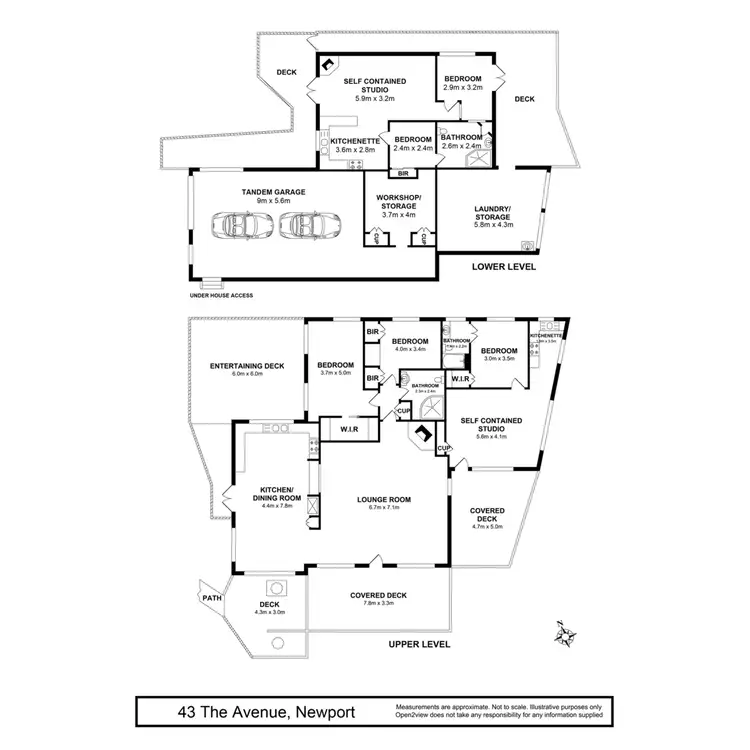 Floorplan of Homely house listing, 43 The Avenue, Newport NSW 2106