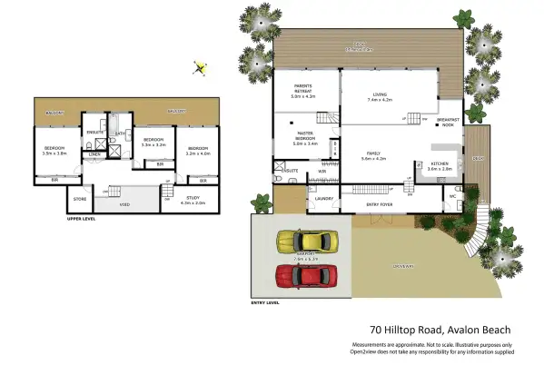 Floorplan of Homely house listing, 70 Hilltop Road, Avalon Beach NSW 2107