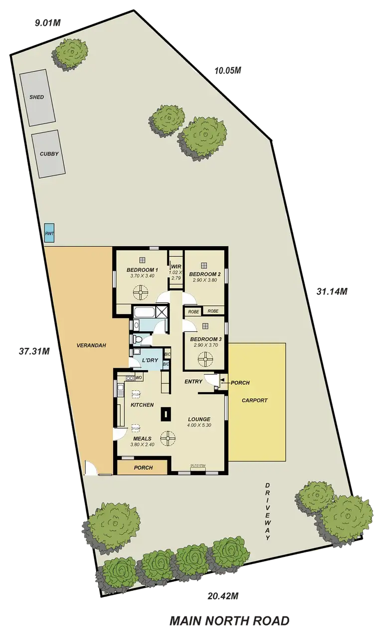 Floorplan of Homely house listing, 1495 Main North Road, Salisbury East SA 5109