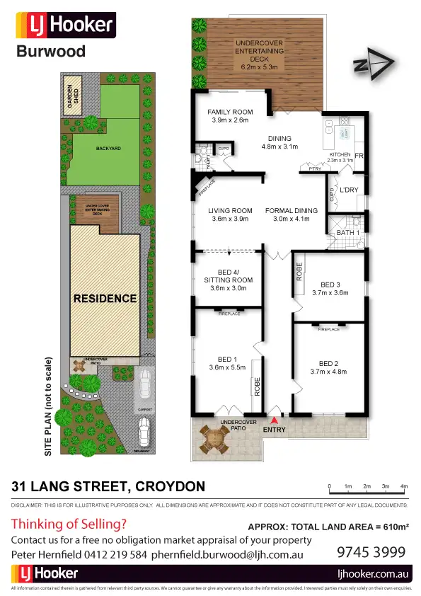 Floorplan of Homely house listing, 31 Lang Street, Croydon NSW 2132