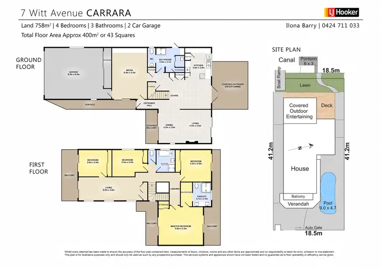 Floorplan of Homely house listing, 7 Witt Avenue, Carrara QLD 4211