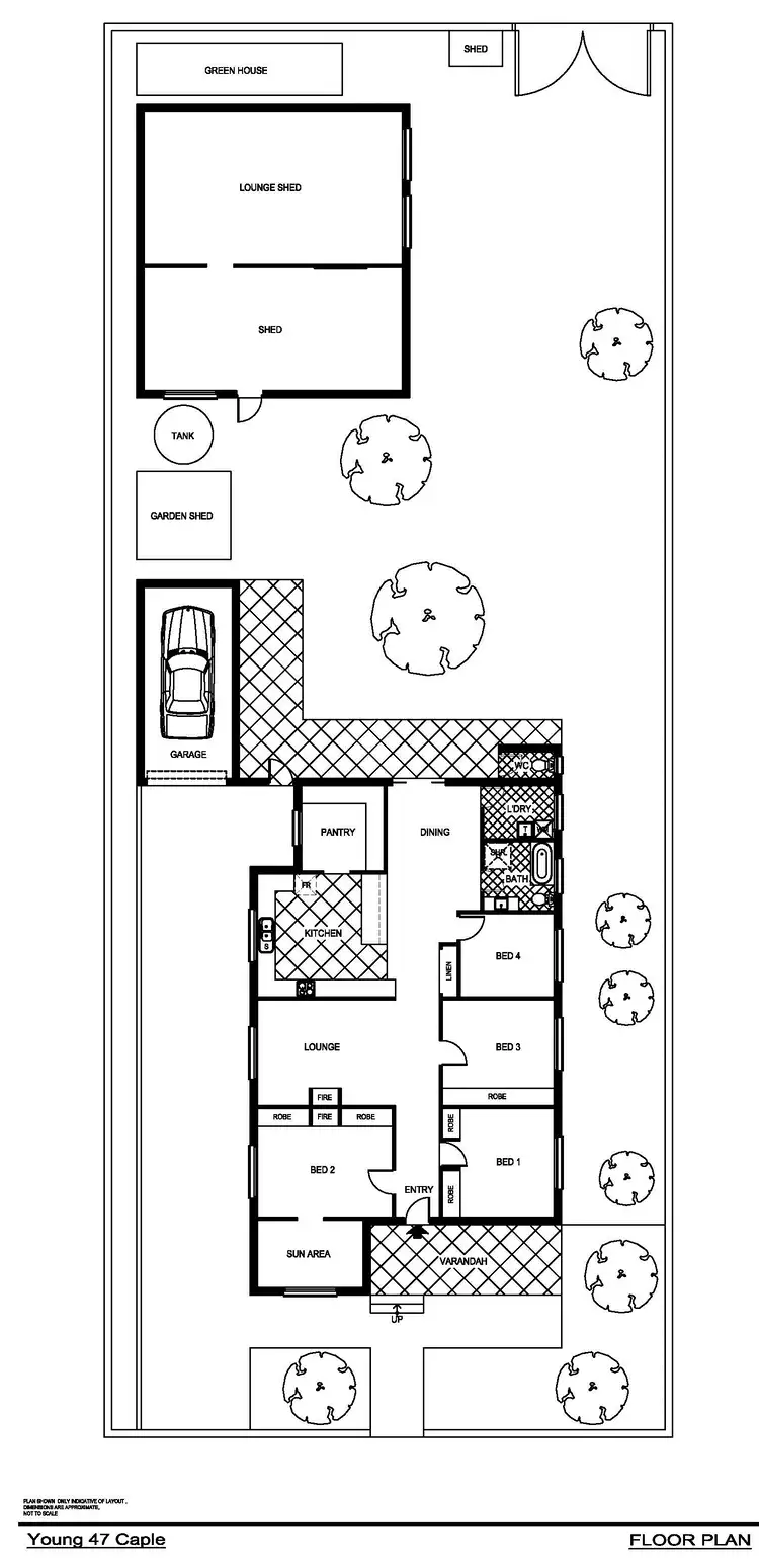 Floorplan of Homely house listing, 47 Caple Street, Young NSW 2594