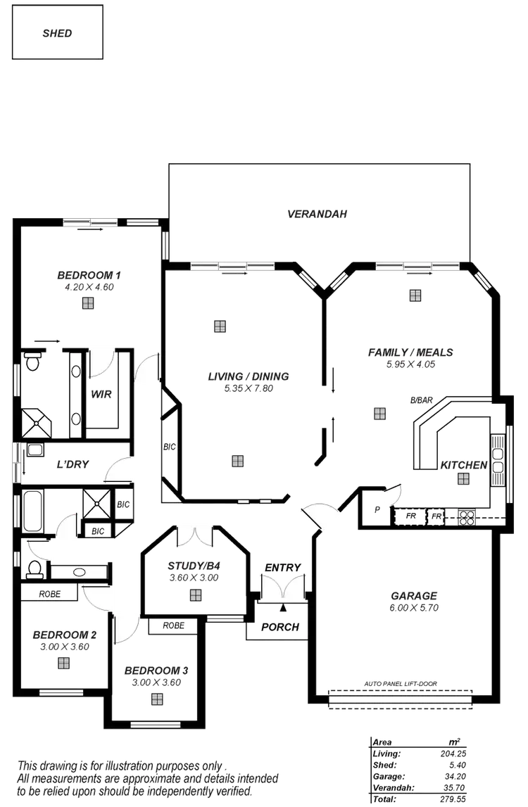 Floorplan of Homely house listing, 2 Brecon Street, Windsor Gardens SA 5087
