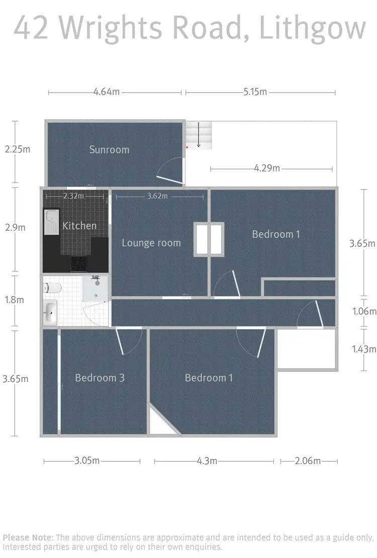 Floorplan of Homely house listing, 42 Wrights Road, Lithgow NSW 2790