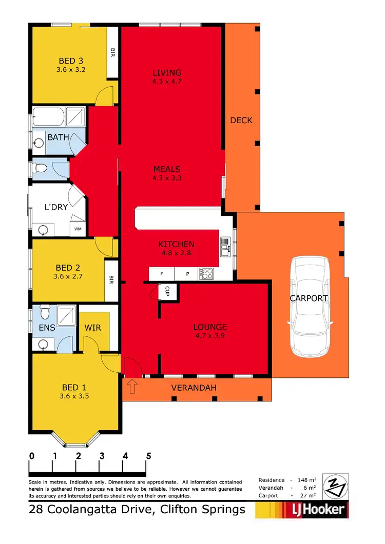 Floorplan of Homely house listing, 28 Coolangatta Drive, Clifton Springs VIC 3222