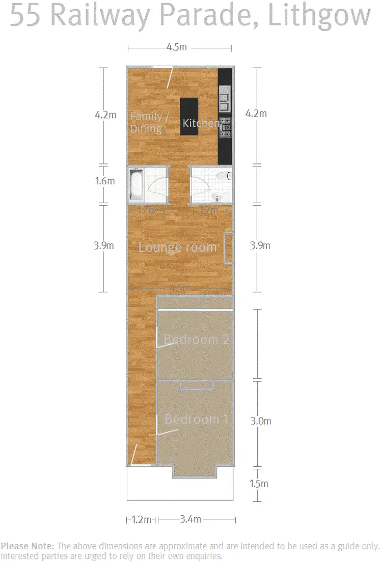 Floorplan of Homely house listing, 55 Railway Parade, Lithgow NSW 2790