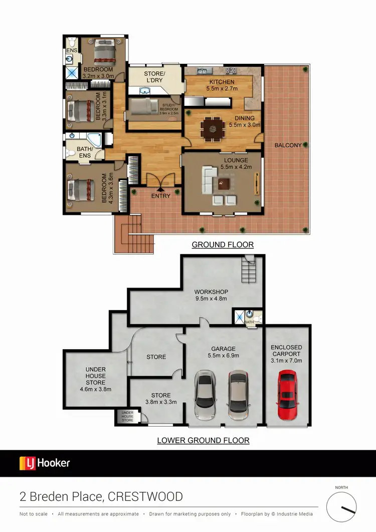 Floorplan of Homely house listing, 2 Breden Place, Queanbeyan NSW 2620