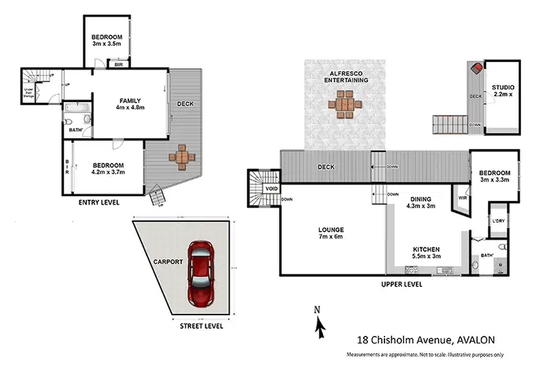 Floorplan of Homely house listing, 18 Chisholm Avenue, Avalon Beach NSW 2107