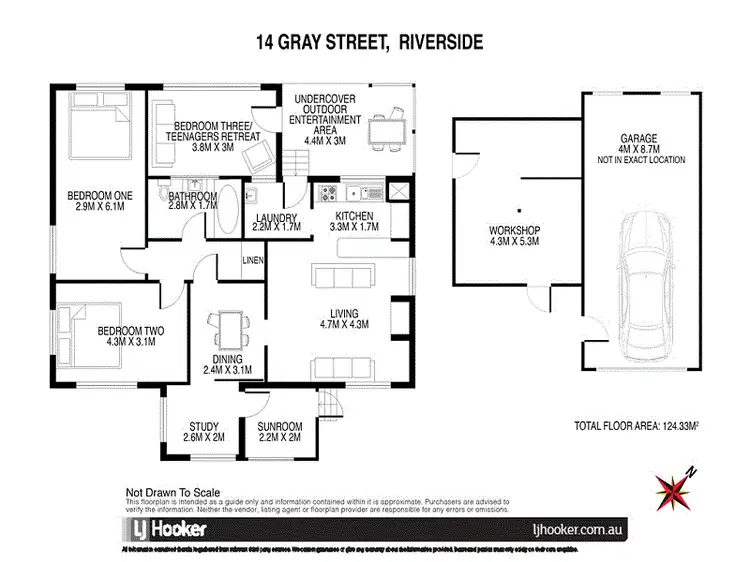 Floorplan of Homely house listing, 14 Gray Street, Riverside TAS 7250