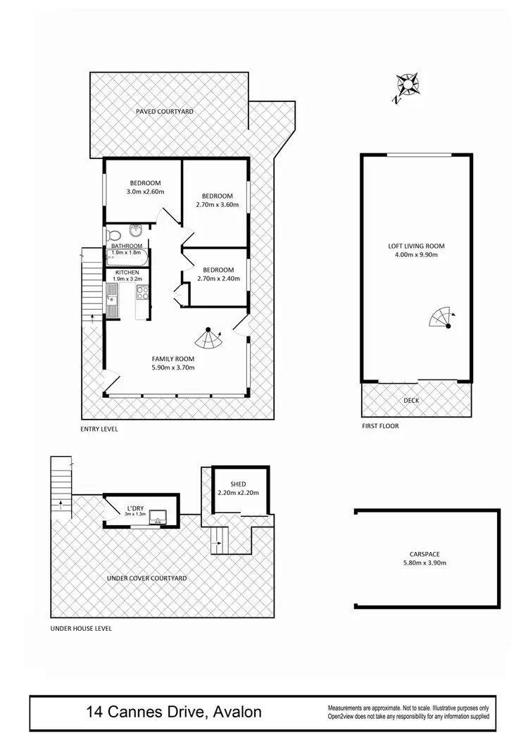 Floorplan of Homely house listing, 14 Cannes Drive, Avalon NSW 2107