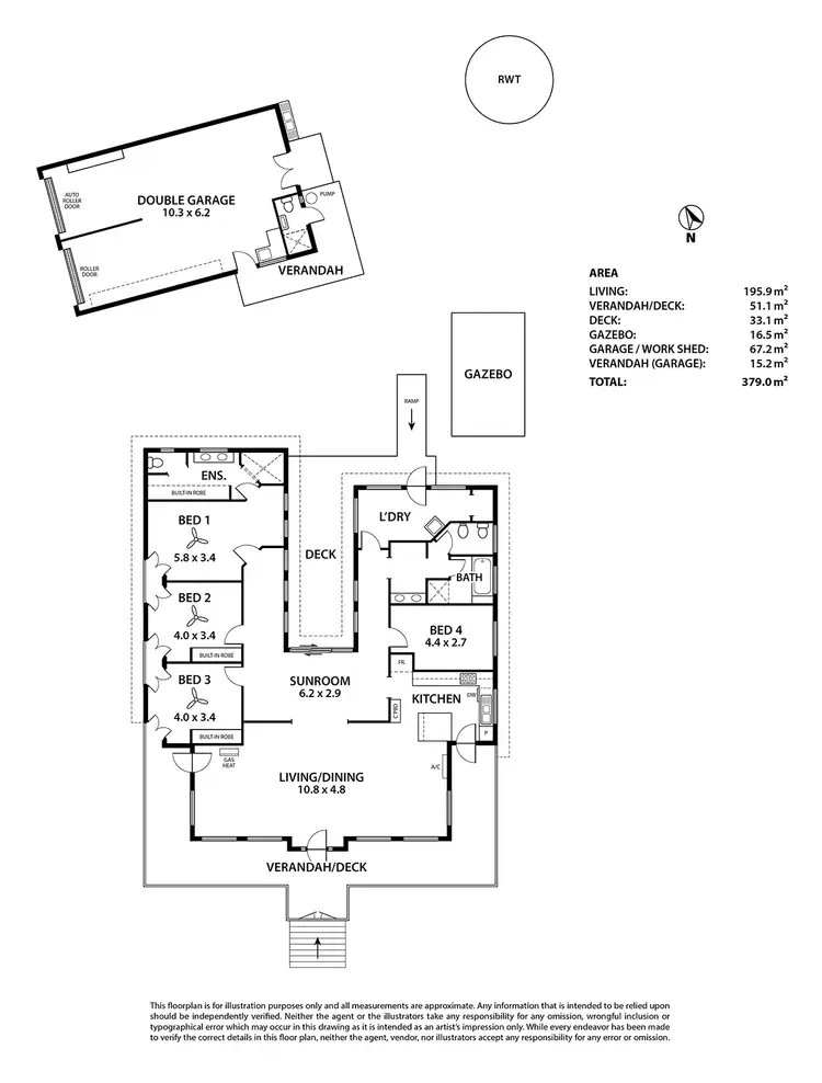 Floorplan of Homely house listing, 51 Alexandrina Drive, Clayton Bay SA 5256