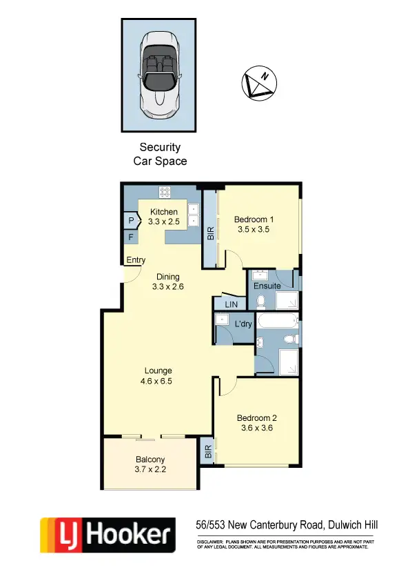 Floorplan of Homely apartment listing, 56/553 New Canterbury Road, Dulwich Hill NSW 2203