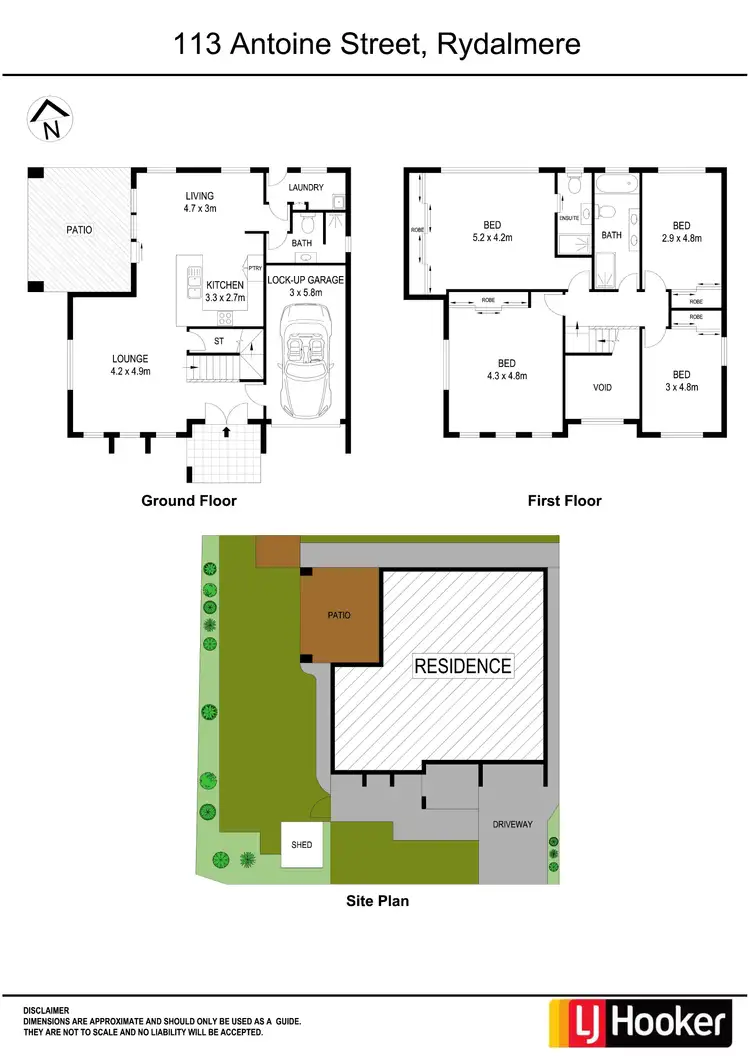 Floorplan of Homely house listing, 113 Antoine Street, Rydalmere NSW 2116