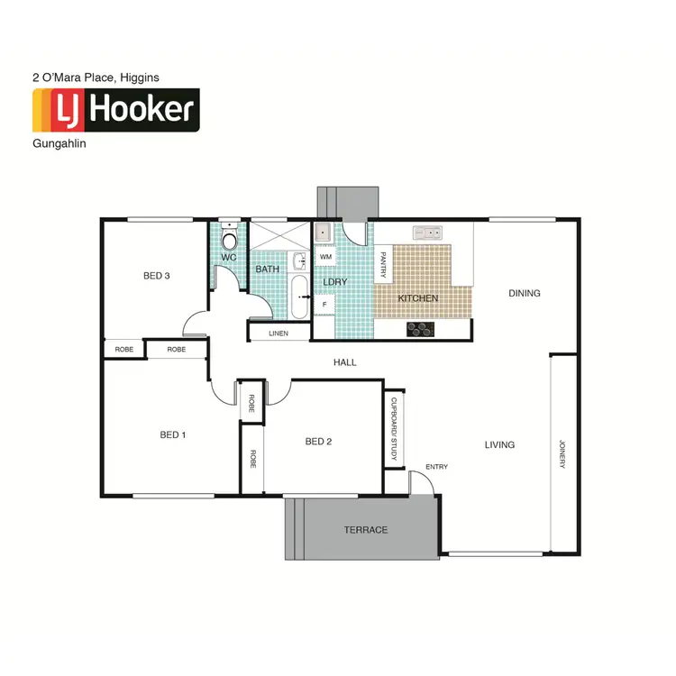 Floorplan of Homely house listing, 2 O'Mara Place, Higgins ACT 2615