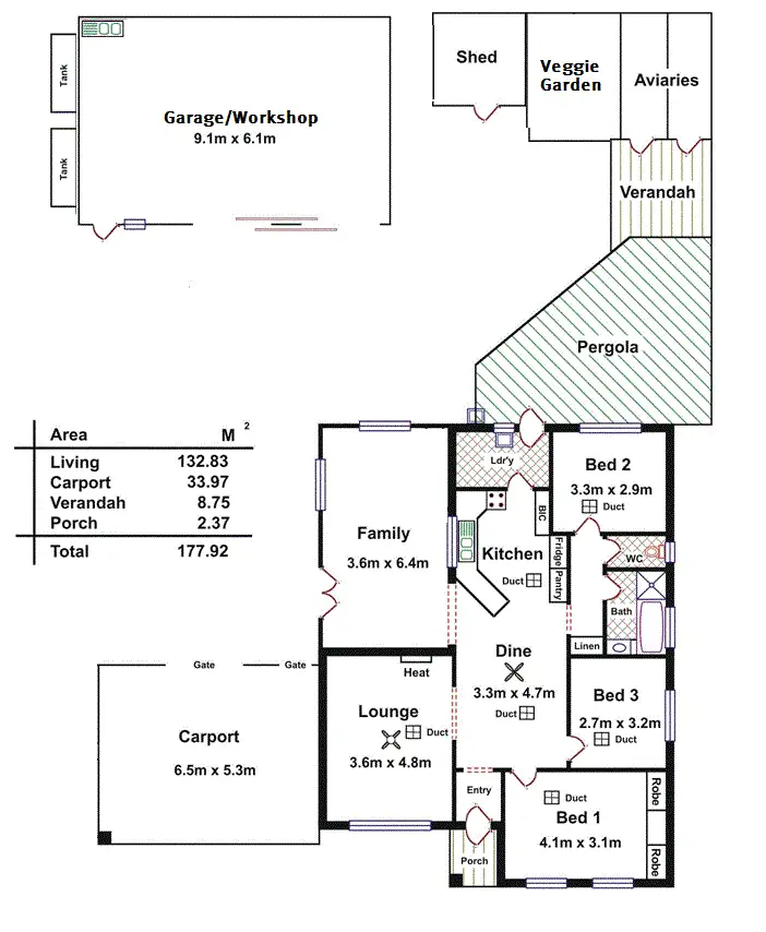 Floorplan of Homely house listing, 5 Sanders Way, Willaston SA 5118