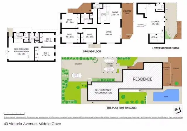 Floorplan of Homely house listing, 43 Victoria Avenue, Middle Cove NSW 2068