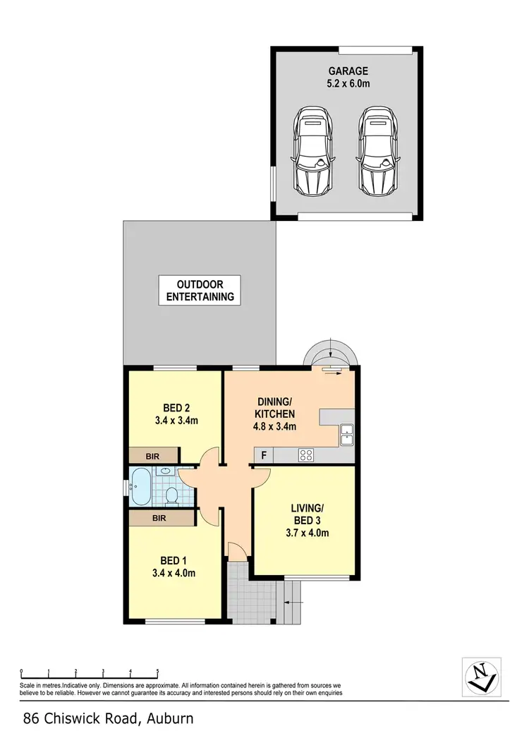 Floorplan of Homely house listing, 86 Chiswick Road, Auburn NSW 2144