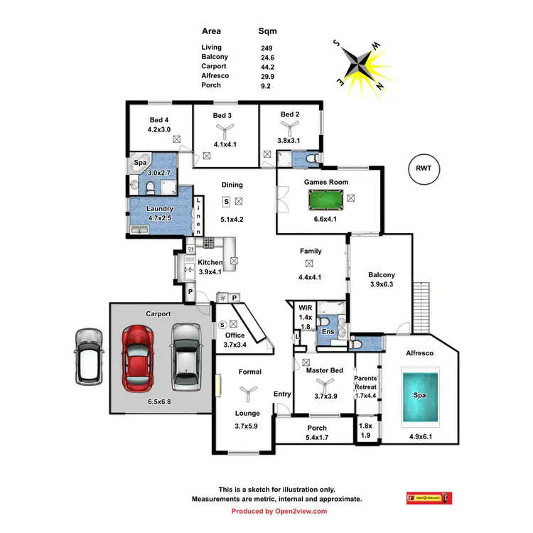 Floorplan of Homely house listing, 8 Blanch Street, Gawler East SA 5118