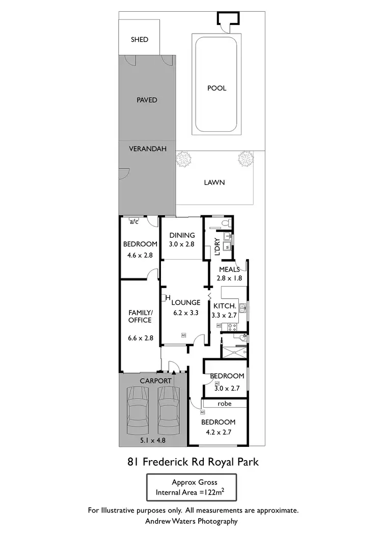 Floorplan of Homely house listing, 81 Frederick Road, Royal Park SA 5014