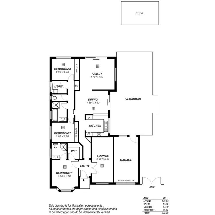 Floorplan of Homely house listing, 8 Wilsen Terrace, Pooraka SA 5095