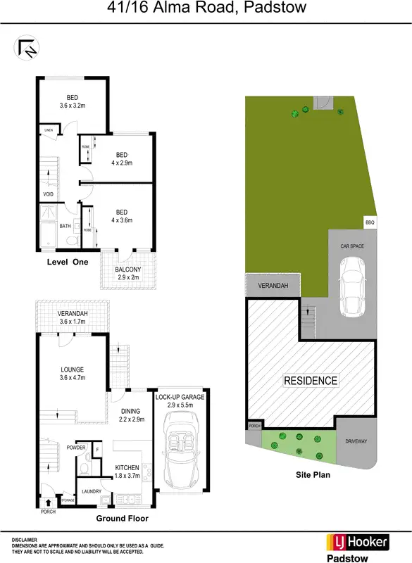Floorplan of Homely townhouse listing, 41/16 Alma Road, Padstow NSW 2211