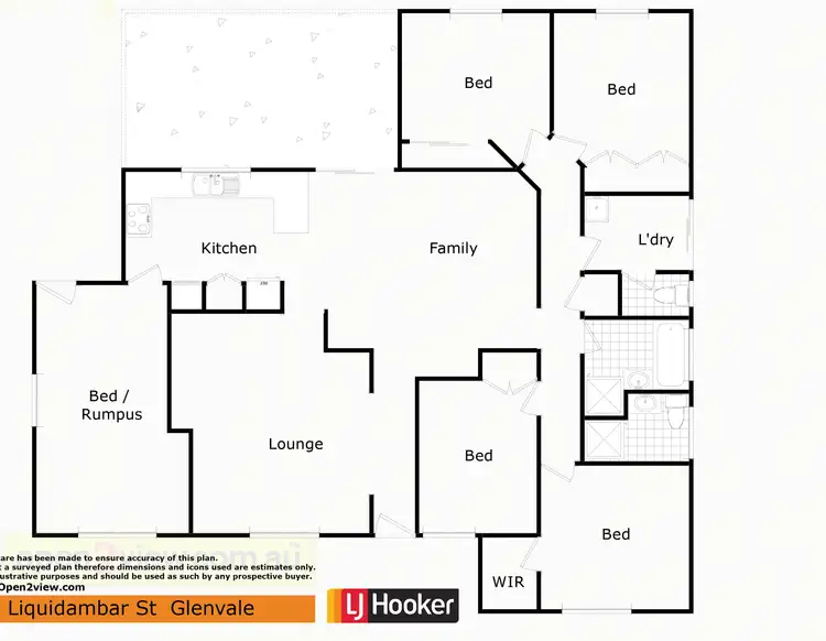 Floorplan of Homely house listing, 11 Liquidambar Street, Glenvale QLD 4350
