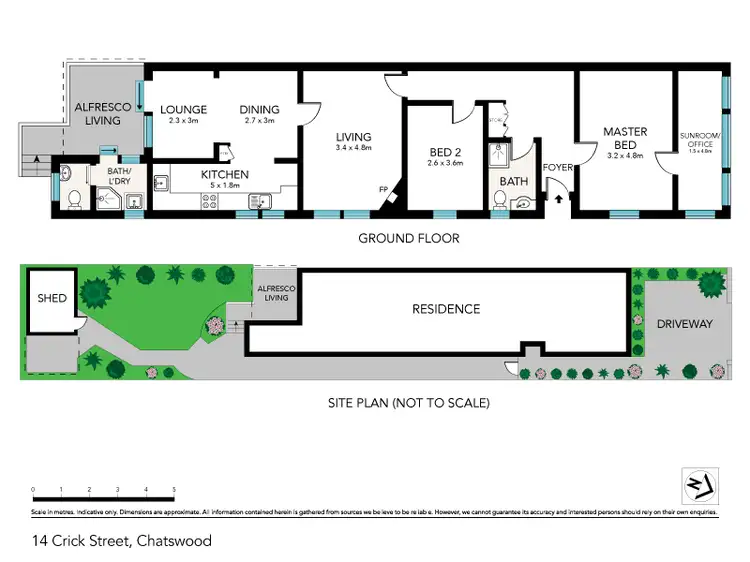 Floorplan of Homely house listing, 14 Crick Street, Chatswood NSW 2067