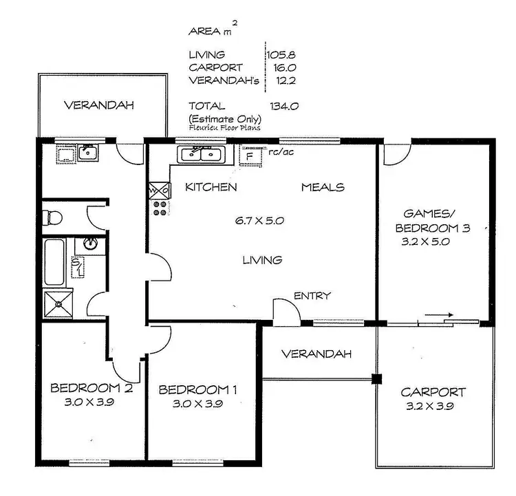 Floorplan of Homely house listing, 9 William Street, Port Elliot SA 5212