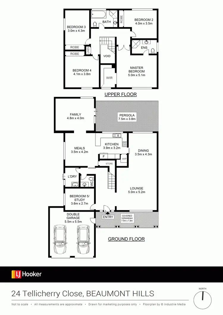 Floorplan of Homely house listing, 24 Tellicherry Circuit, Beaumont Hills NSW 2155