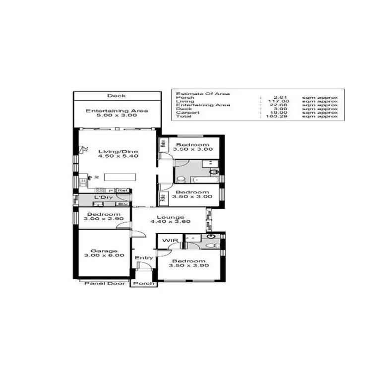 Floorplan of Homely house listing, 9 Periwinkle Drive, Aldinga Beach SA 5173