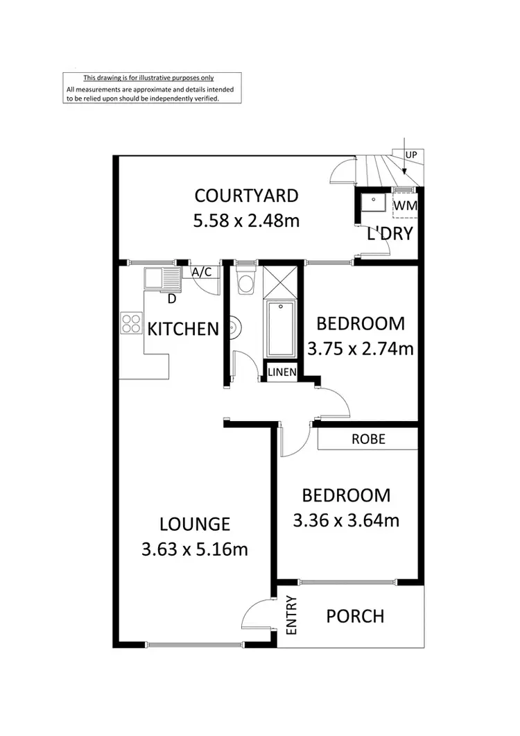 Floorplan of Homely unit listing, 3/11 OG Road, Klemzig SA 5087
