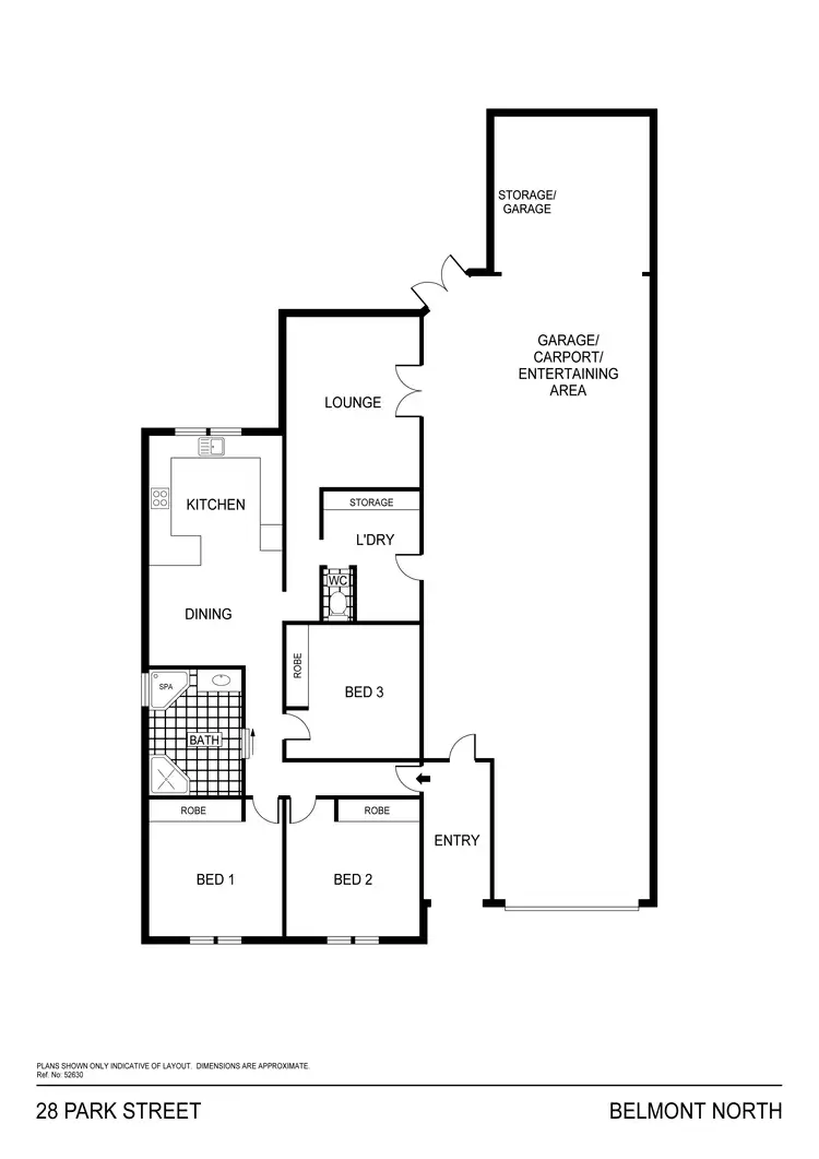Floorplan of Homely house listing, 28 Park Street, Belmont North NSW 2280