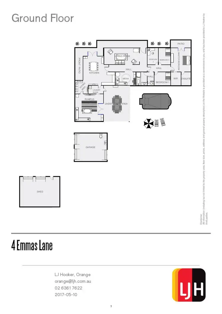 Floorplan of Homely house listing, 4 Emmas Lane, Orange NSW 2800