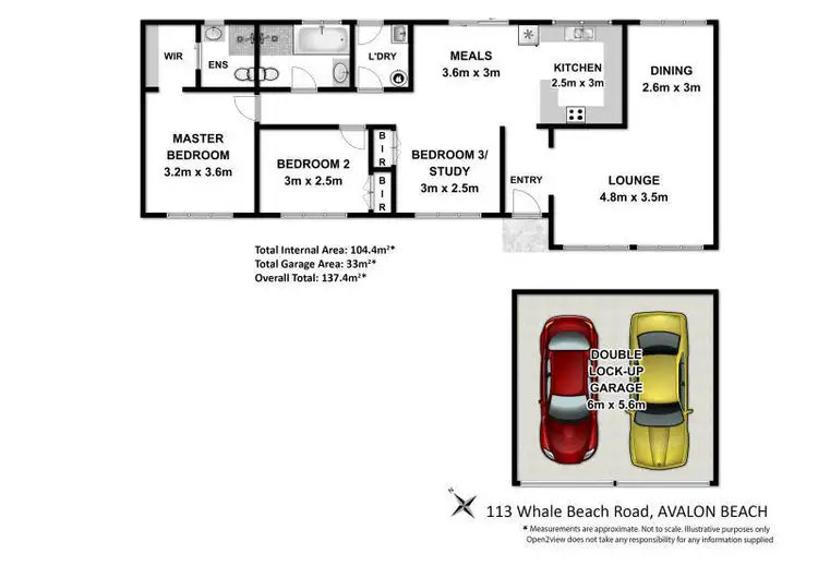 Floorplan of Homely house listing, 113 Whale Beach Road, Avalon Beach NSW 2107