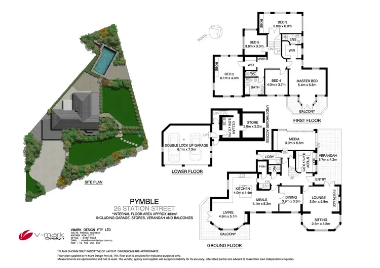 Floorplan of Homely house listing, 26 Station Street, Pymble NSW 2073