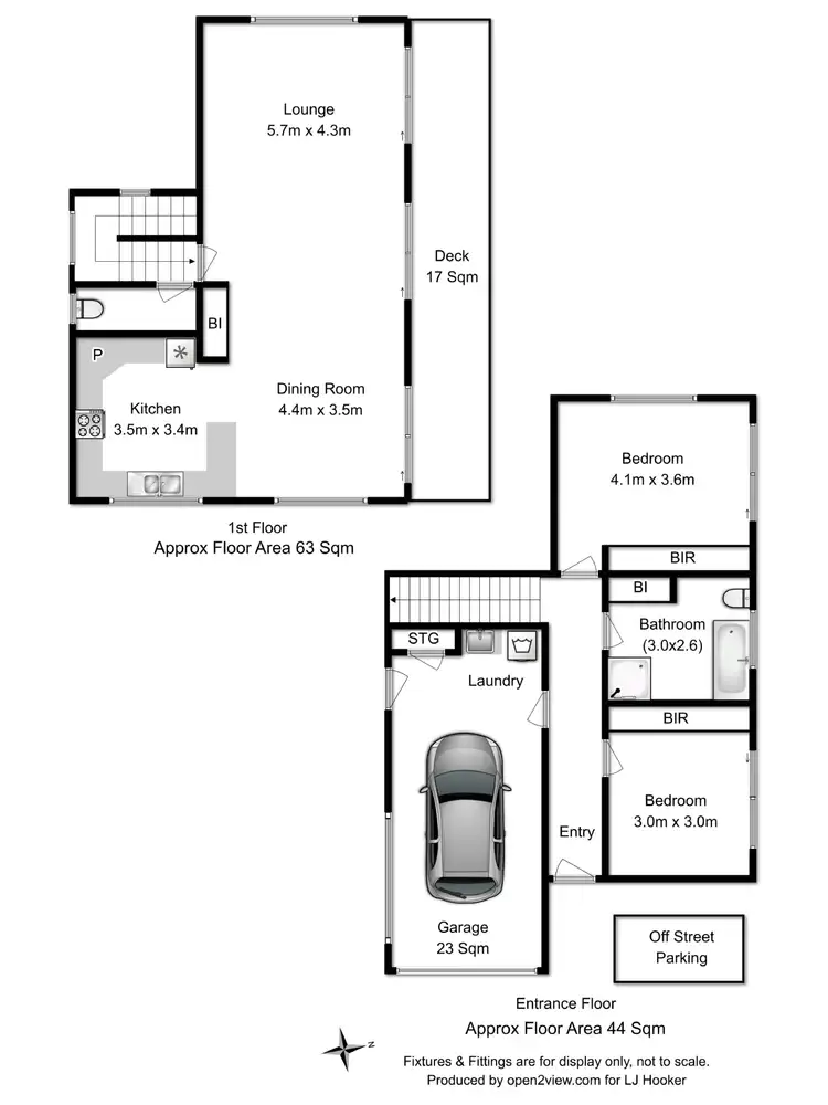 Floorplan of Homely villa listing, 2/8 Kaleno Place, Glenorchy TAS 7010