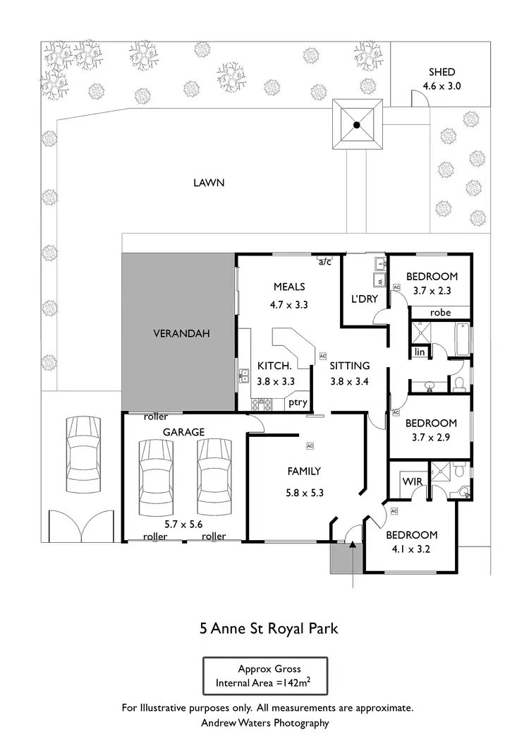 Floorplan of Homely house listing, 5 Anne Street, Royal Park SA 5014