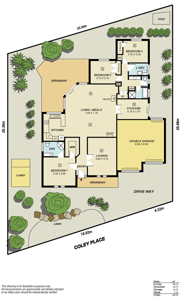 Floorplan of Homely house listing, 29 Coley Place, Greenwith SA 5125