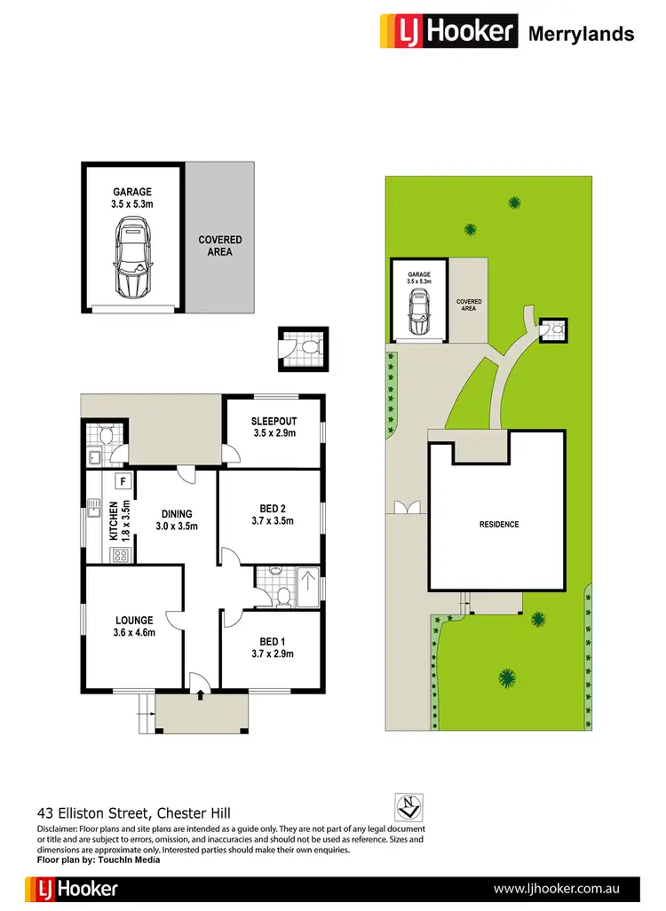 Floorplan of Homely house listing, 43 Elliston St, Chester Hill NSW 2162