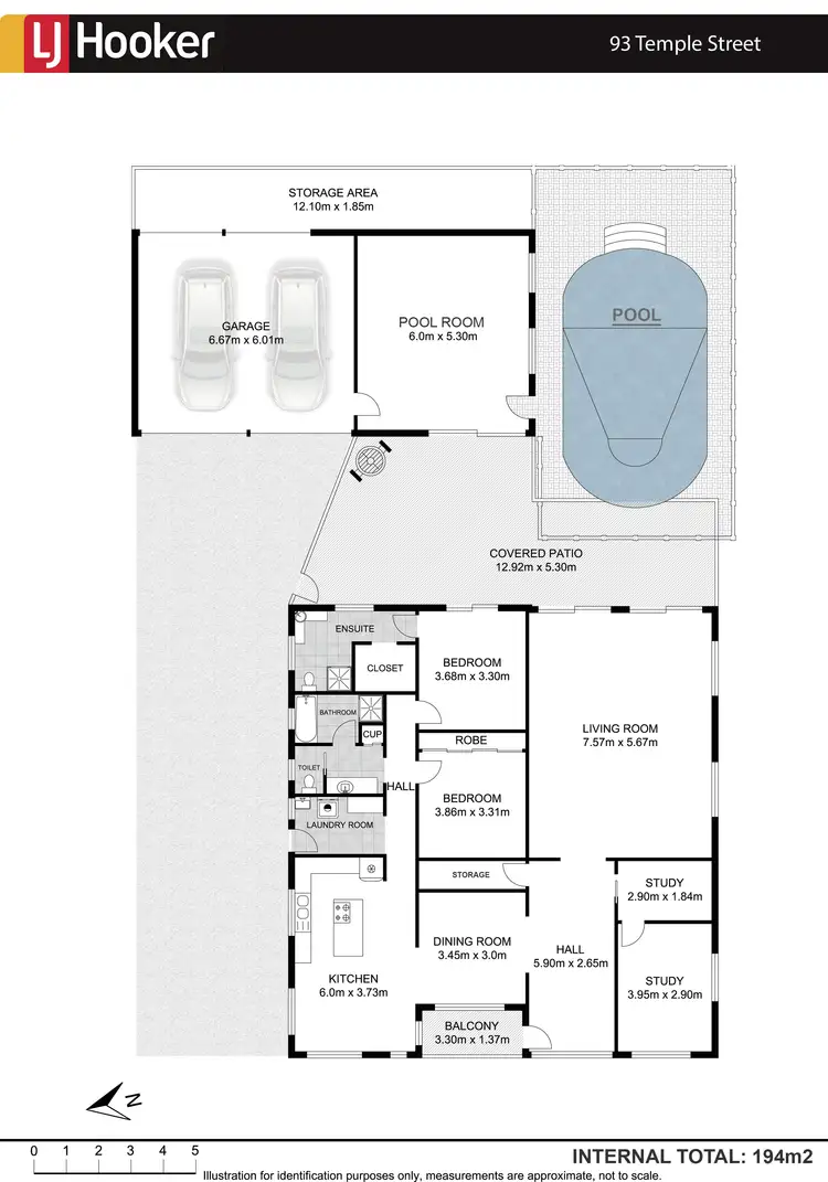 Floorplan of Homely house listing, 93 Temple Street, Ballina NSW 2478