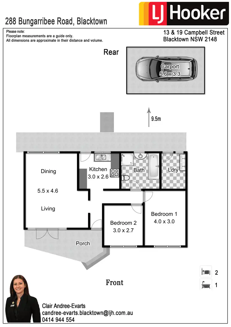 Floorplan of Homely house listing, 288 Bungarribee Road, Blacktown NSW 2148