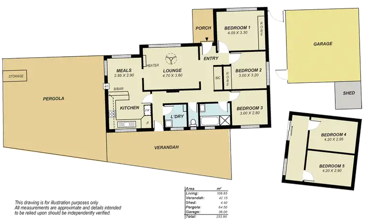 Floorplan of Homely house listing, 2 Birch Grove, Parafield Gardens SA 5107