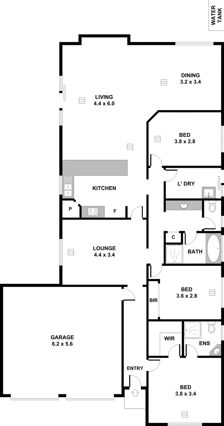Floorplan of Homely house listing, 27 Birmingham Drive, Craigmore SA 5114