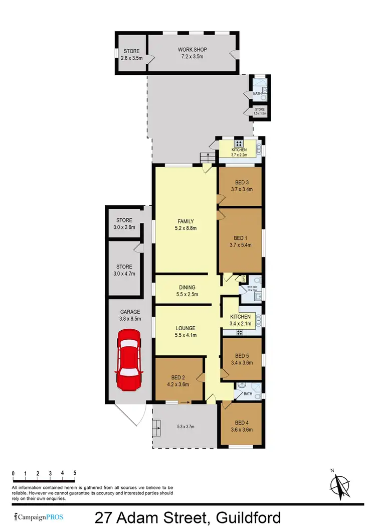 Floorplan of Homely house listing, 27 Adam Street, Guildford NSW 2161