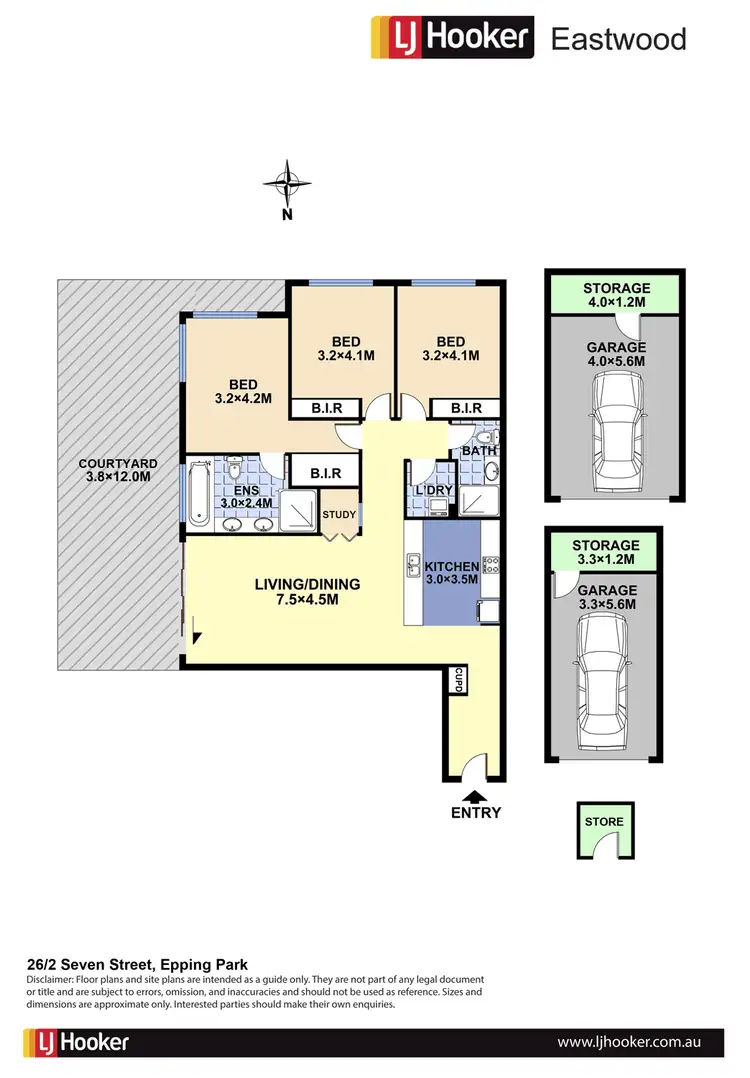 Floorplan of Homely apartment listing, G26/2 Seven Street, Epping NSW 2121