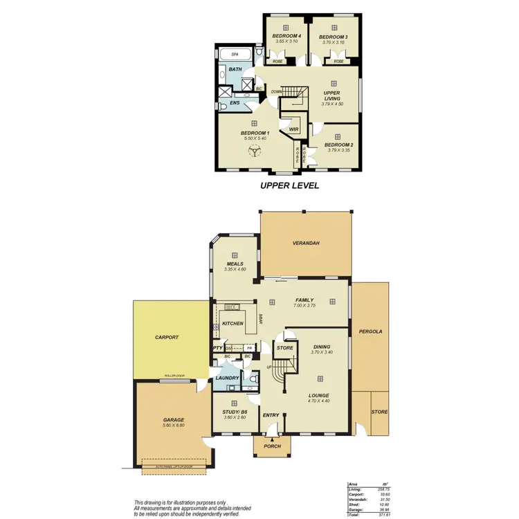Floorplan of Homely house listing, 5 Highgate Place, Golden Grove SA 5125