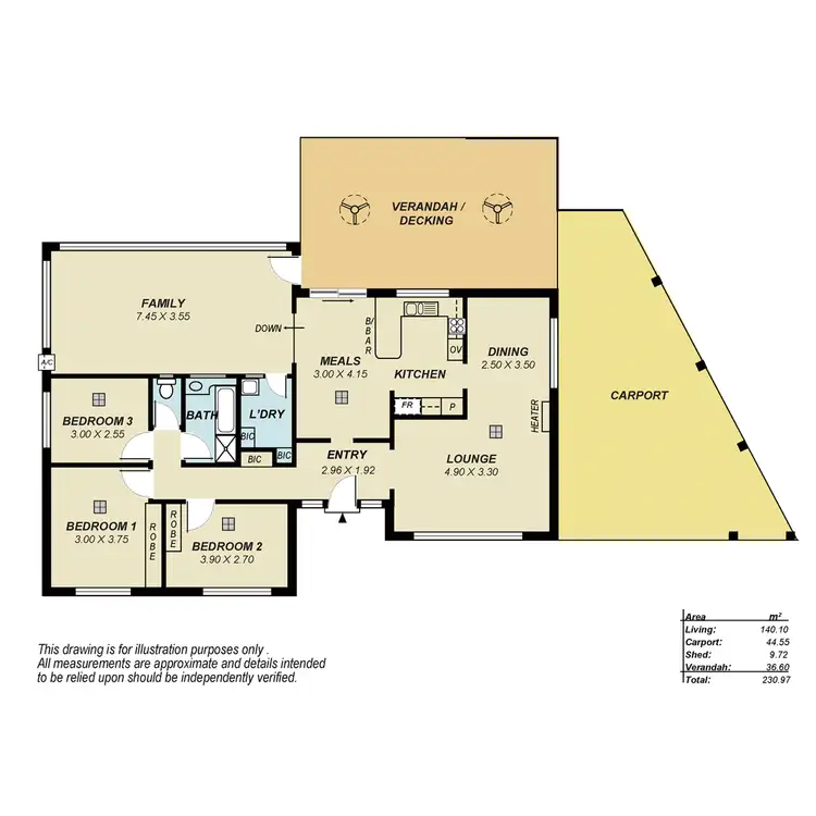 Floorplan of Homely house listing, 11 Francis Crescent, Salisbury Heights SA 5109