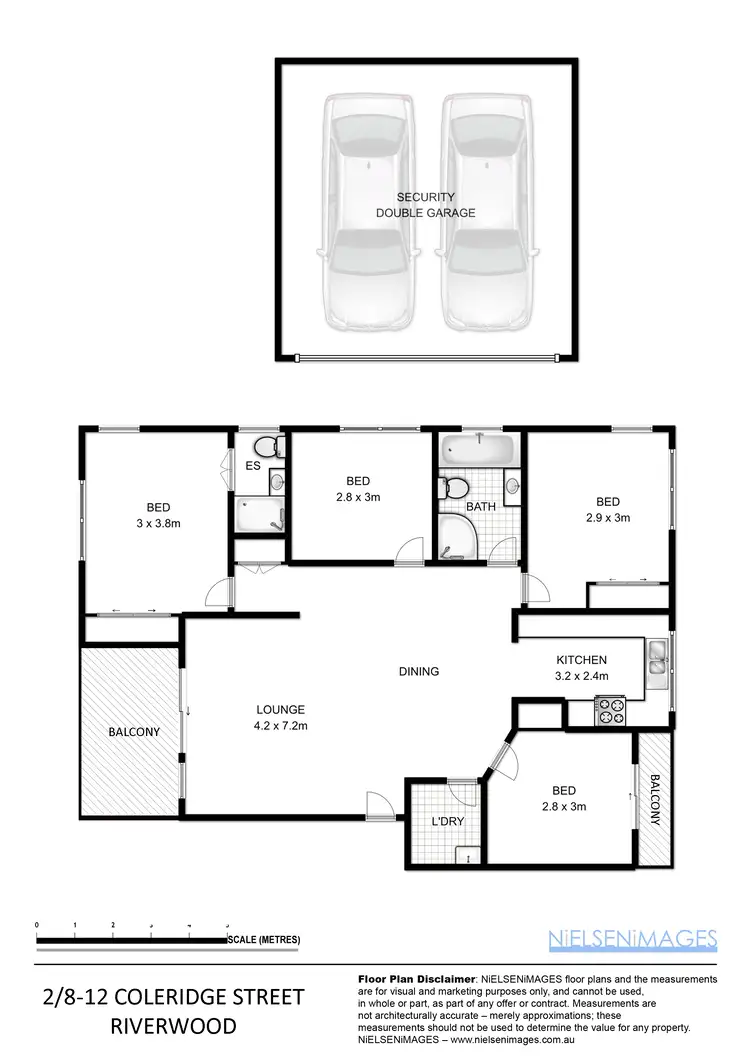 Floorplan of Homely unit listing, 2/8-12 Coleridge Street, Riverwood NSW 2210