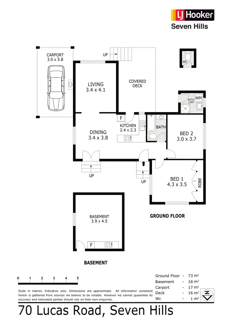 Floorplan of Homely house listing, 70 Lucas Road, Seven Hills NSW 2147